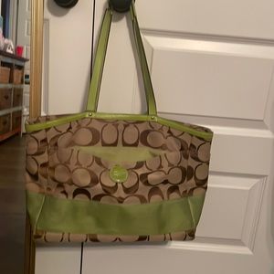 Coach diaper bag